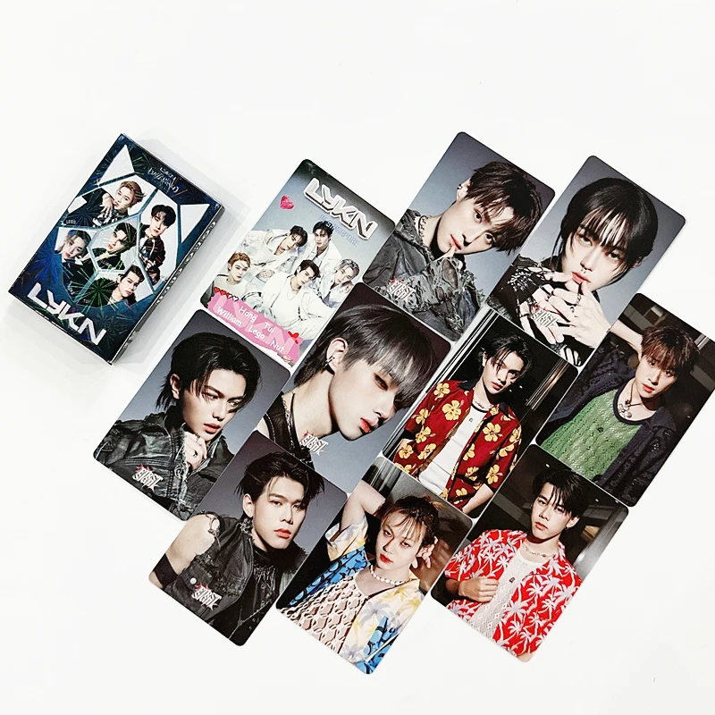 

30 Pcs/Set Thai Boyband LYKN Lomo Card - Hong Tui William Lego & Nut Idol Holographic Photo Cards Fans Gift