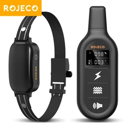 Robeco-Collar eléctrico de entrenamiento para perros, vibrador resistente al agua IPX7, Control remoto, 3300 pies