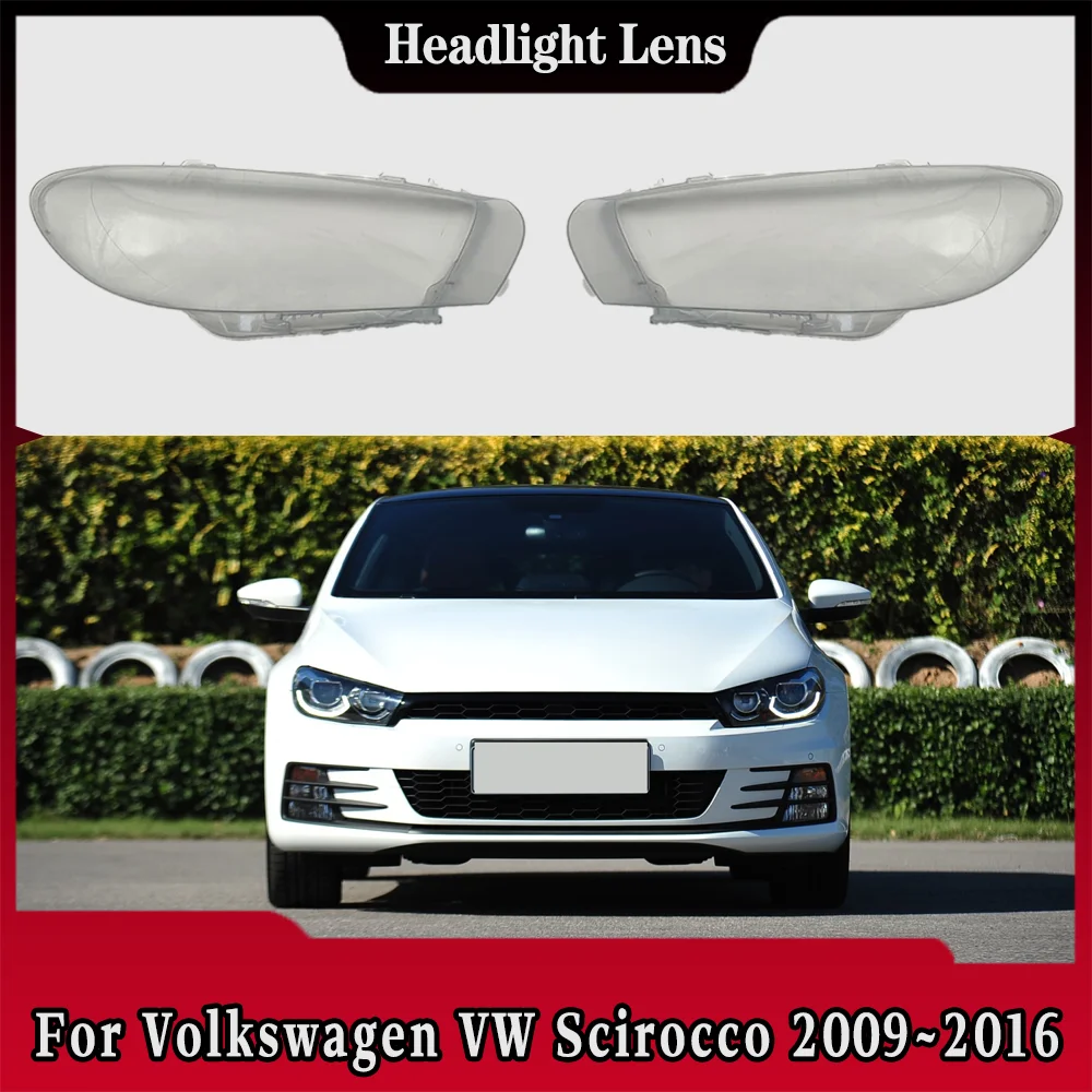 

Headlight Cover Lens Glass Case Head Light Lamp Shell For Volkswagen VW Scirocco 2009 2010 2011 2012 2013 2014 2015 2016
