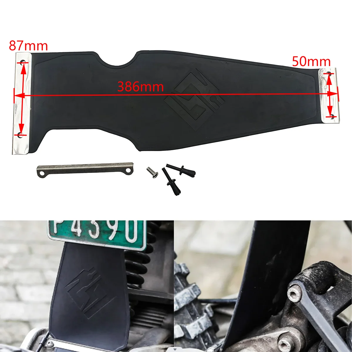 For Sur-Ron Surron X S CB650R Z900 Motorcycle Mudguard Rubber Rear Shock Absorption Mud About Sur Ron Splash Dirt Bike