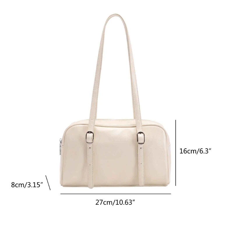 Women\'s Shoulder Bag Ladies Underarm Bag All-matching Handbag Large Capacity Purse PU Shopping Dating Bag Casual Bag