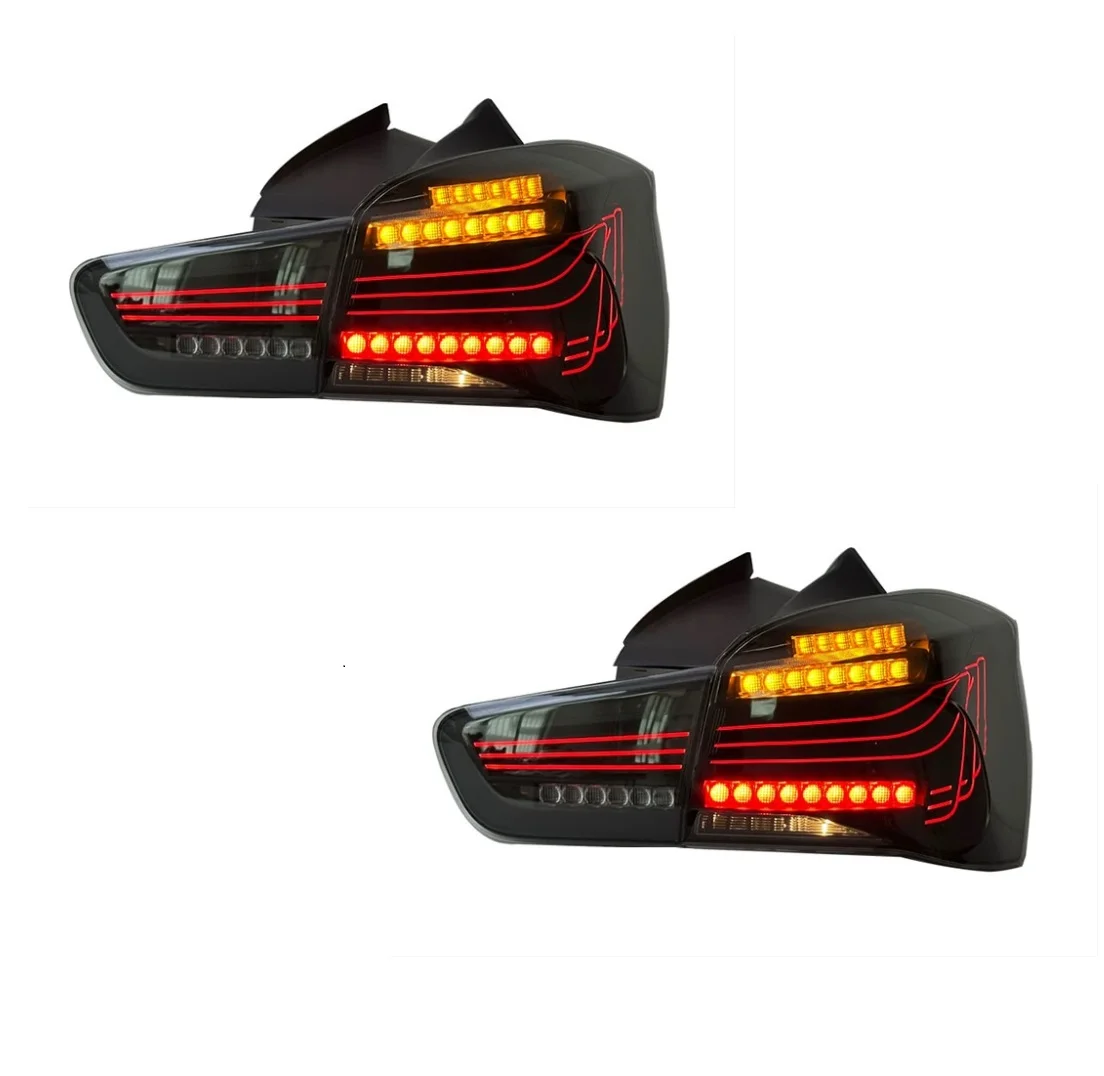 1set Suitable for 15-18 BMW 1 Series taillight assembly F20 F21 modified CSL LED rear taillight streamer light