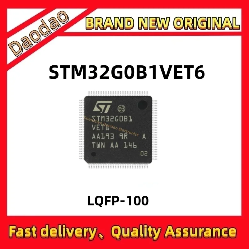 

STM32G0B1VET6 LQFP-100 32-bit microcontroller MCU chip IC new original