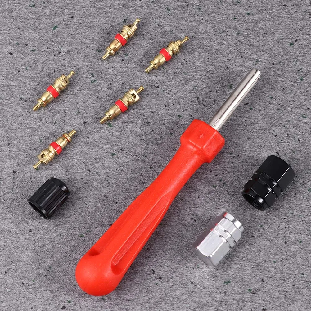 

Wrench Driver Set Tire Core Remover Tool Kit For Car Motorcycle Bike Automobile Repair With 20 Cores Efficient Spanner Car