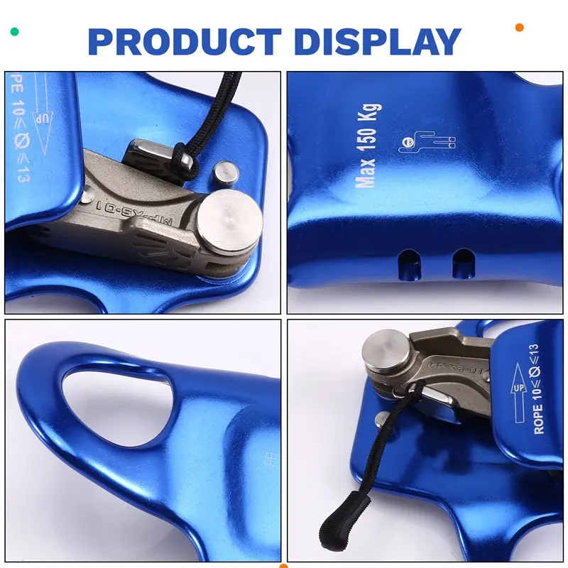 Chest Ascender Abdominal Rock Climbing Device For Outdoor Vertical Rope Climbing Rope Clamp 8-13MM - view 4