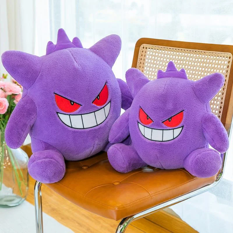 

30-65 см большой покемон аниме Gengar плюшевые игрушки прекрасный покемон мягкая кукла Gengar мягкая подушка для украшения комнаты Gengar подарок на день рождения