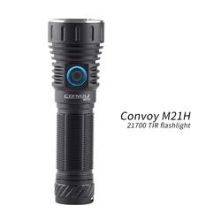 LED懐中電灯,Convoy-M21Hバージョン,タイプc,充電トーチ,edcランタン,キャンプ,ハイキング,釣り,自転車,ワークライト,21700 tir