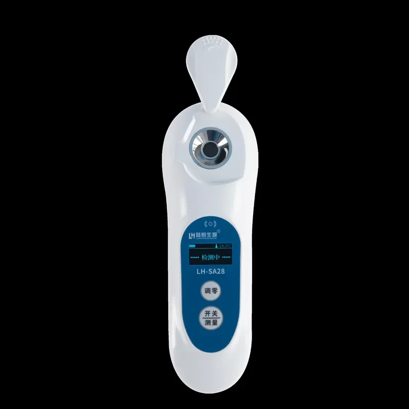 Portable Salinity Meter LH-SA28 Handheld Digital Salinity Refractometer Sea Water Test Meter With 0-28% Range