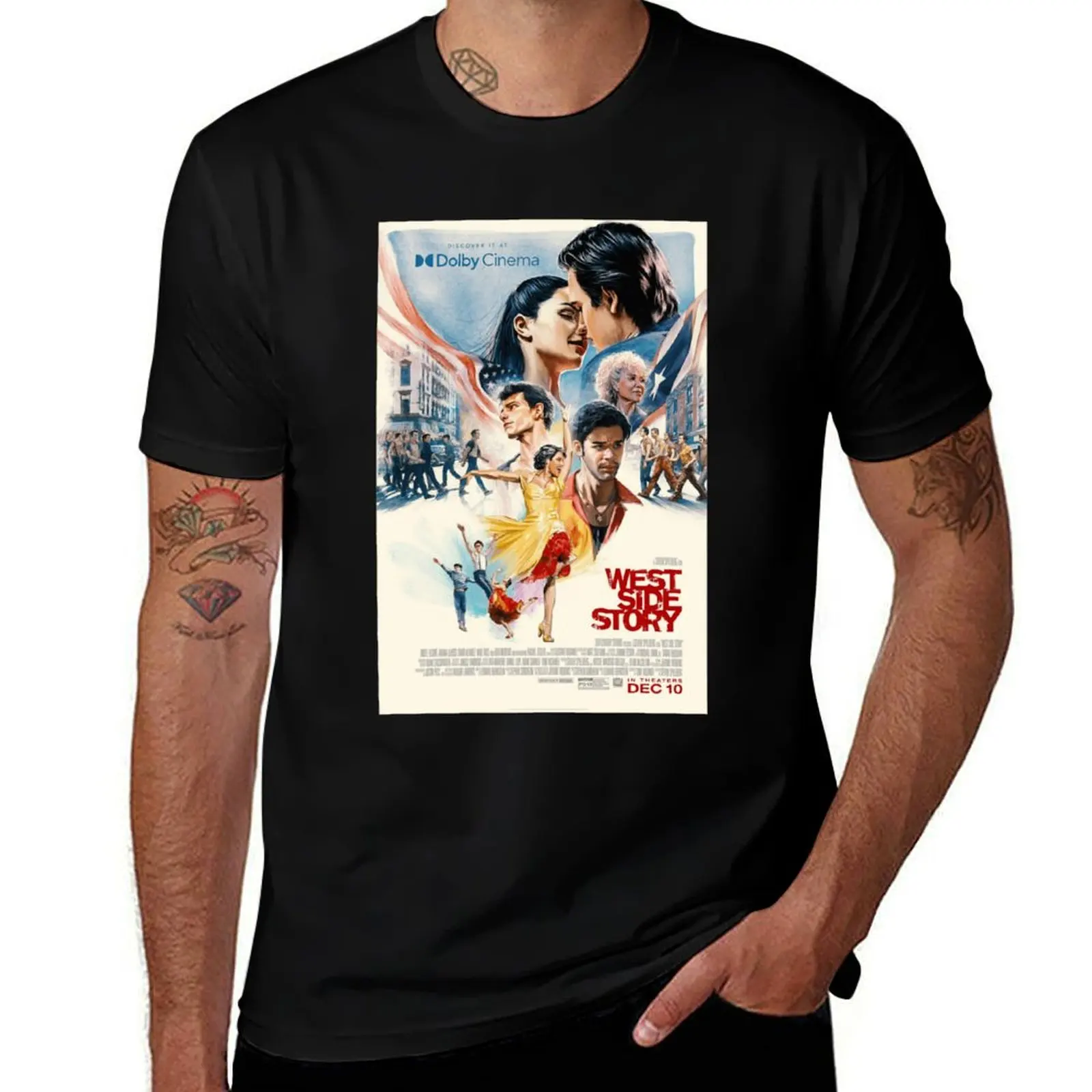 West Side Story T-Shirt boys animal print cute tops plus sizes plus size men clothing
