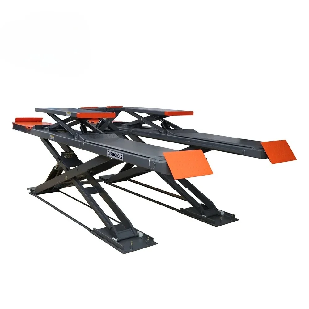 Inground Scissor Lift Auto Vehicle Elevator Wheel Alignment Ce Certificate Vehicle Lifts