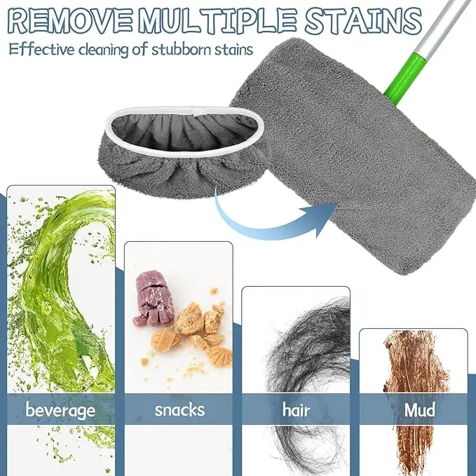 8Pcs Swiffer Reusab…