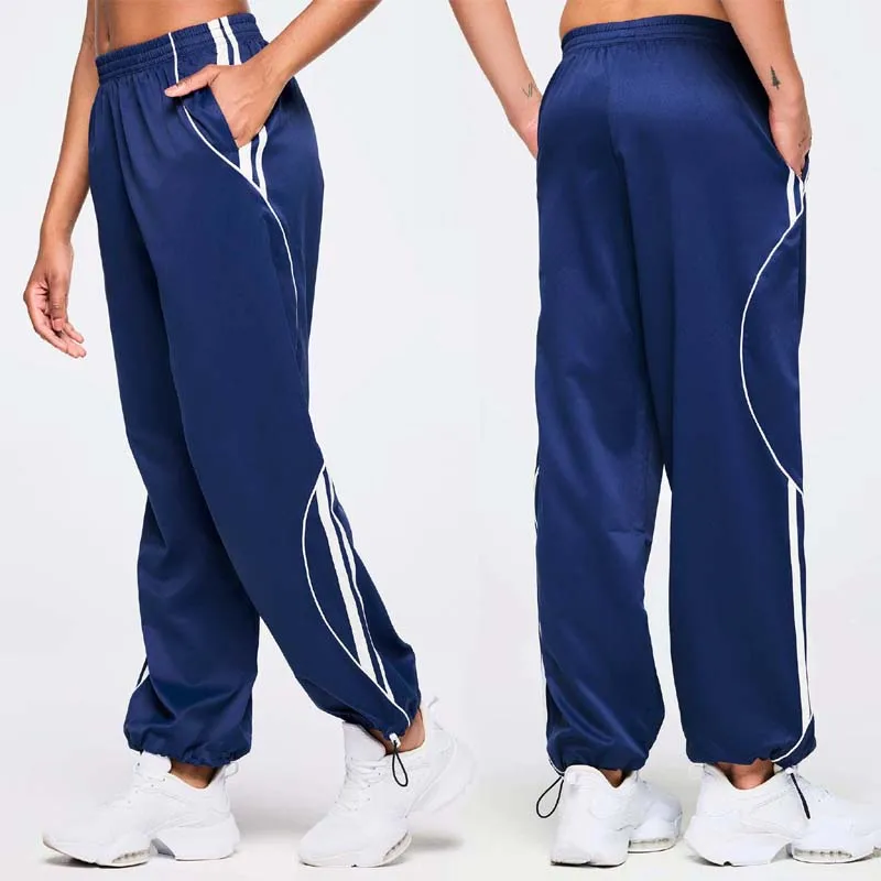 Dynamic Weaving New Men's and Women's Loose Quick-drying Sports Trousers Dance Fitness Dance