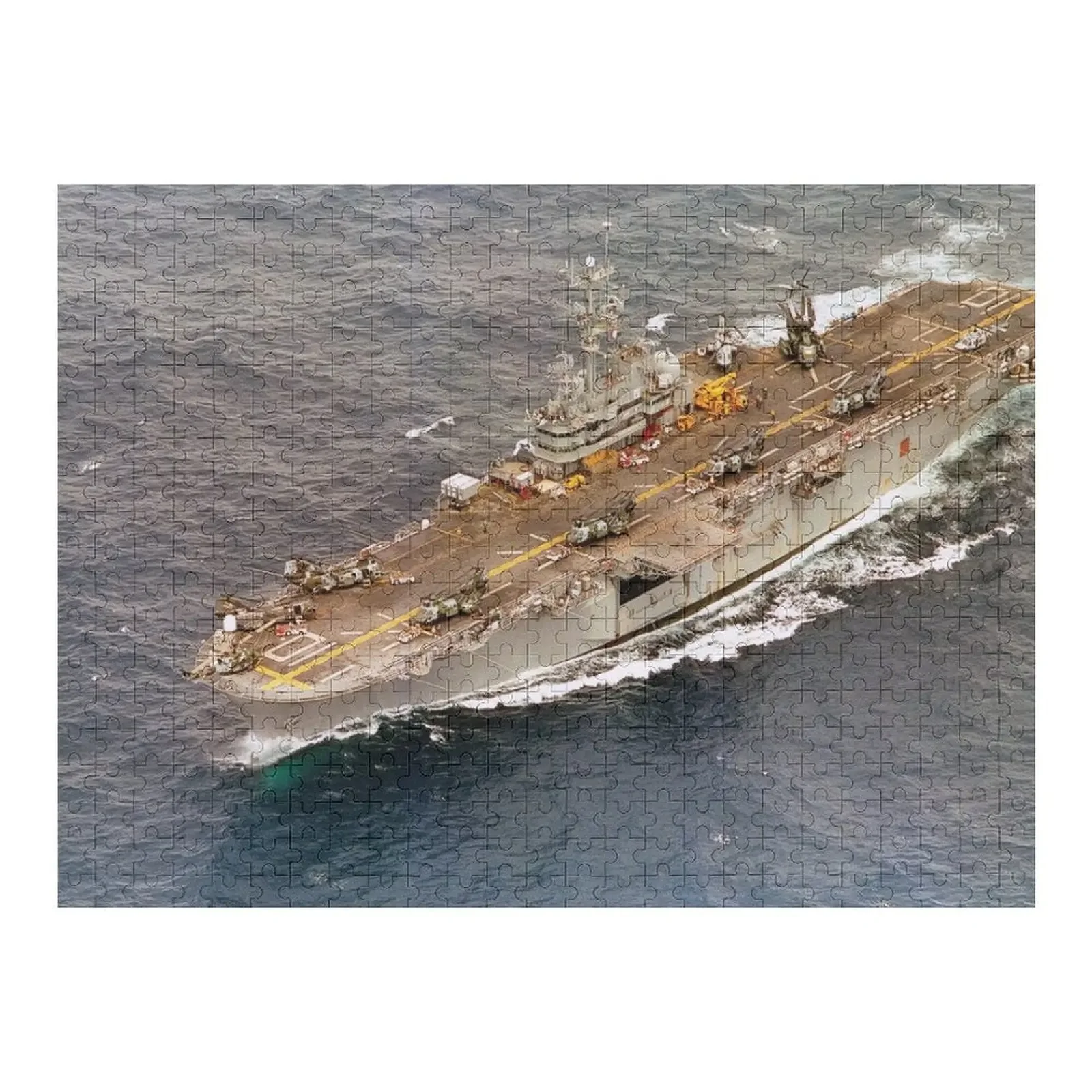 

USS TRIPOLI (LPH-10) STORE Jigsaw Puzzle Adult Wooden Photo Custom Christmas Toys Puzzle