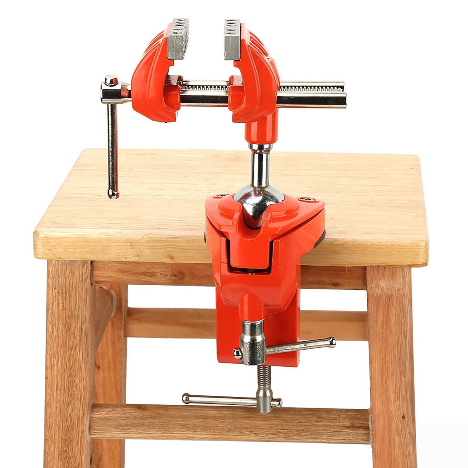 

Mini 360°Rotating Clamp Vise Adjustable 70mm Jaw Width Vise Table Clamp for Workbench Woodwork
