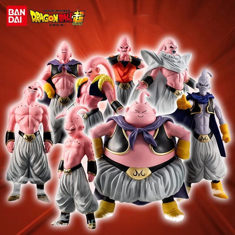 Figurines d'action Dragon Ball Z Majin Buu Fat Buu en PVC, lot de 8 pièces, collection de jouets pour enfants et adultes, cadeaux