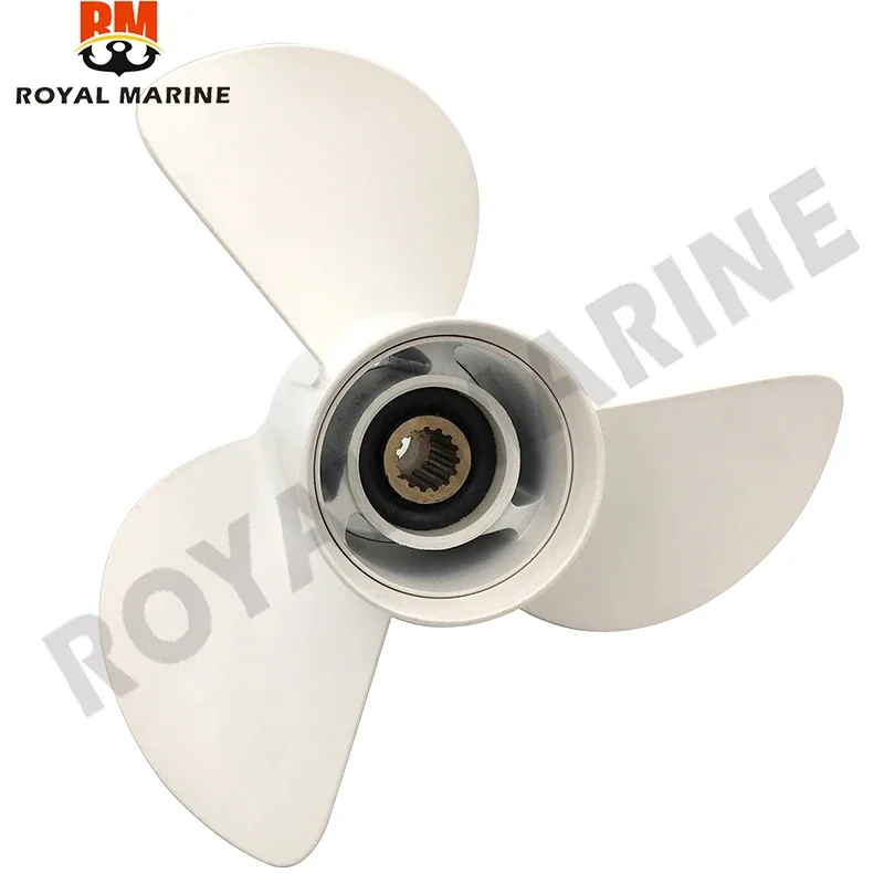 

Aluminum Propeller 13 1/2x15-K 6E5-45947-00-EL for YAMAHA 60-115HP outboard motor 6E5-45947-00