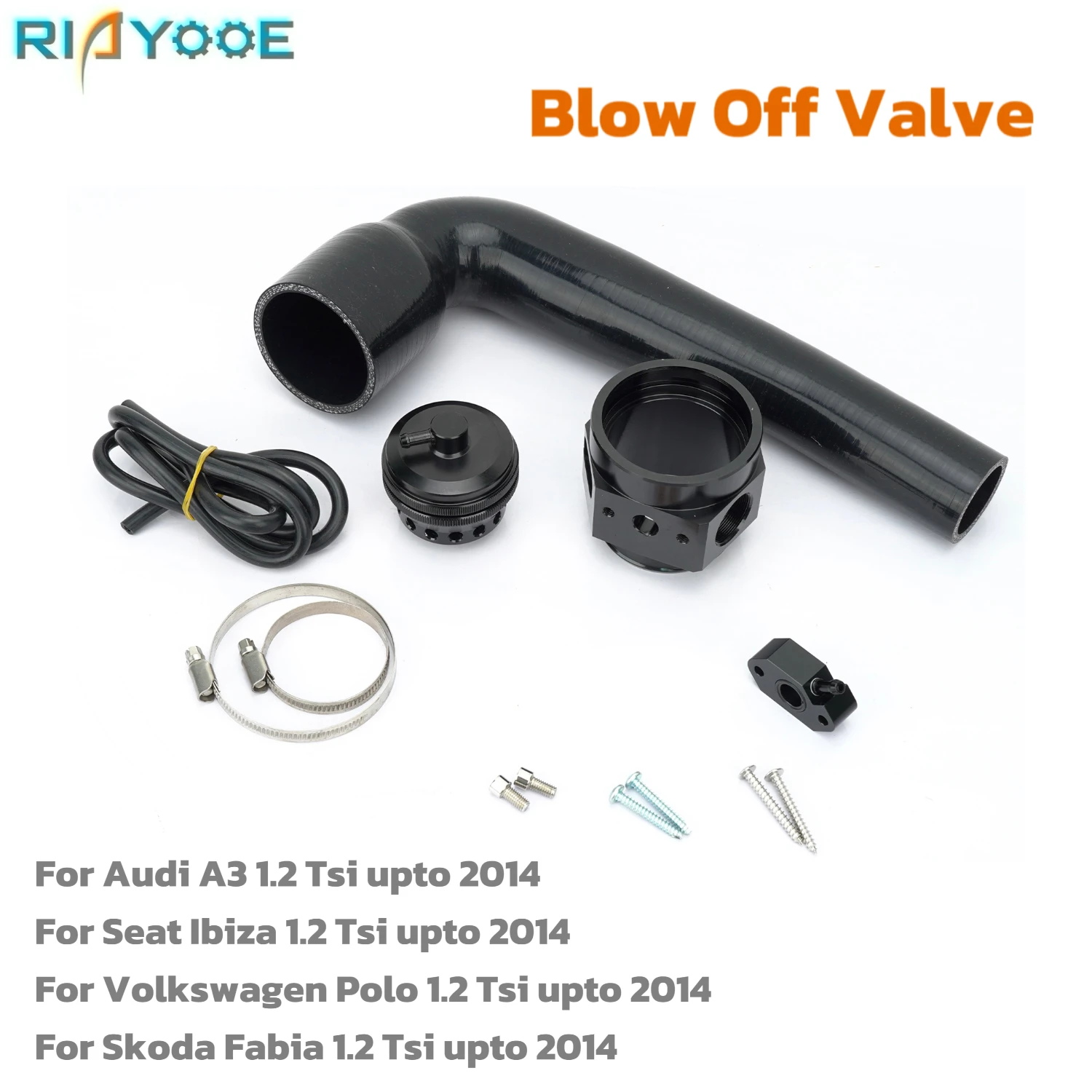 

Car Blow Off Valve for Volkswagen Polo Audi A3 Skoda Fabia Seat Ibiza 1.2 Tsi upto 2014 Turbo Dump Air Intake Hose BOV Kit