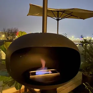 Heizheizungsdekoration des königlichen Feuerkamins hängen hängende innere Heizungen an der Decke von Bioalkohol aufgehängt 8 Hauptverkäufe in Indoor -Feuerwerk - №2