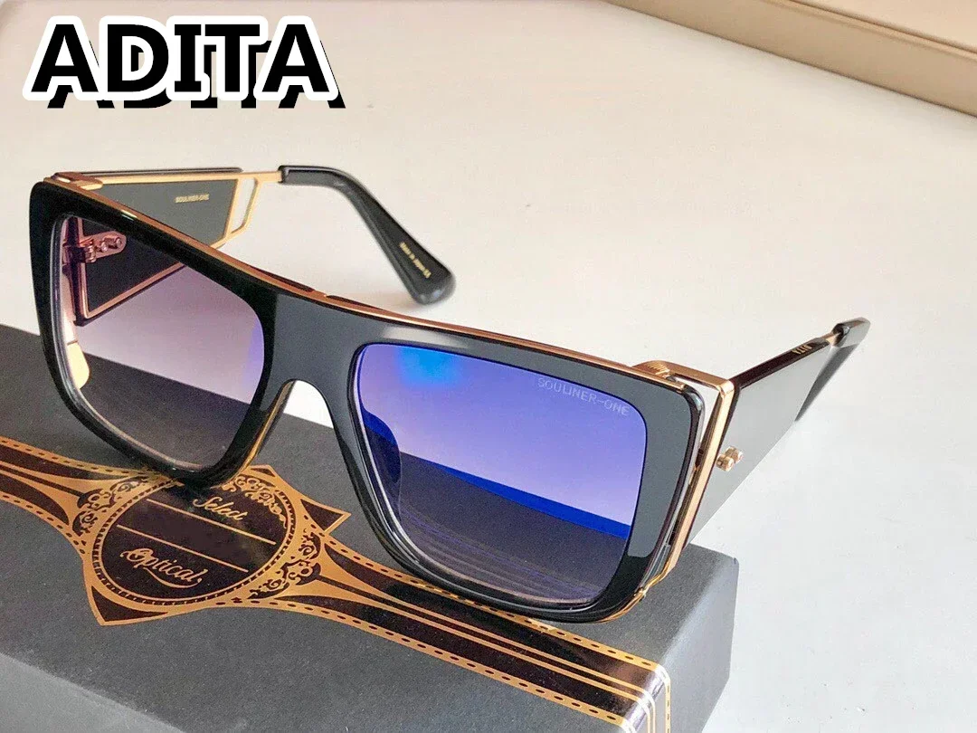 نظارات شمسية DT SOULINER ONE عالية الجودة للرجال بتصميم عصري من التيتانيوم للنساء مع صندوق