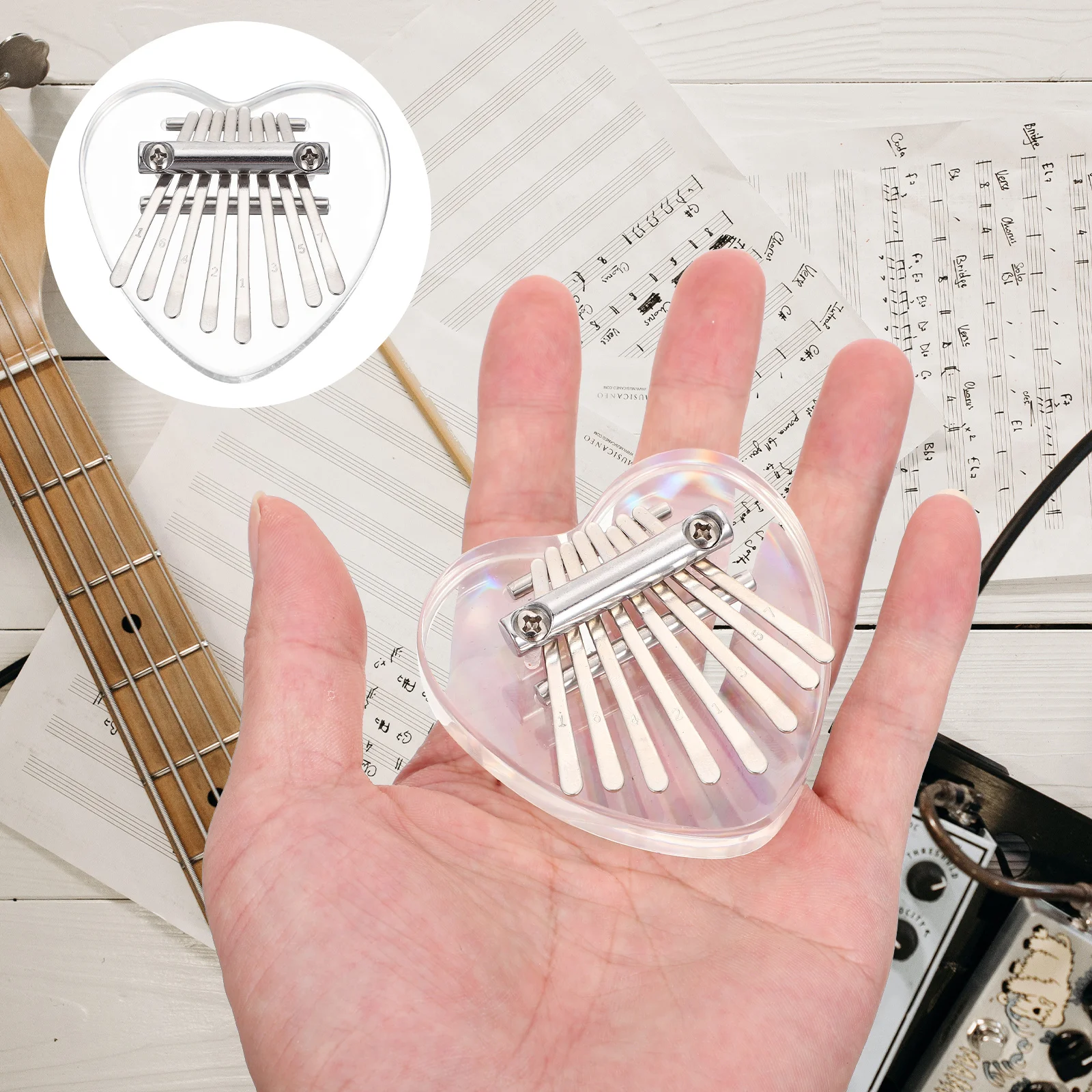 

Premium Mini Kalimba Finger Piano Durable Accurate Tone Portable Thumb Piano For Beginners Home Outdoor Music Plaything Gift