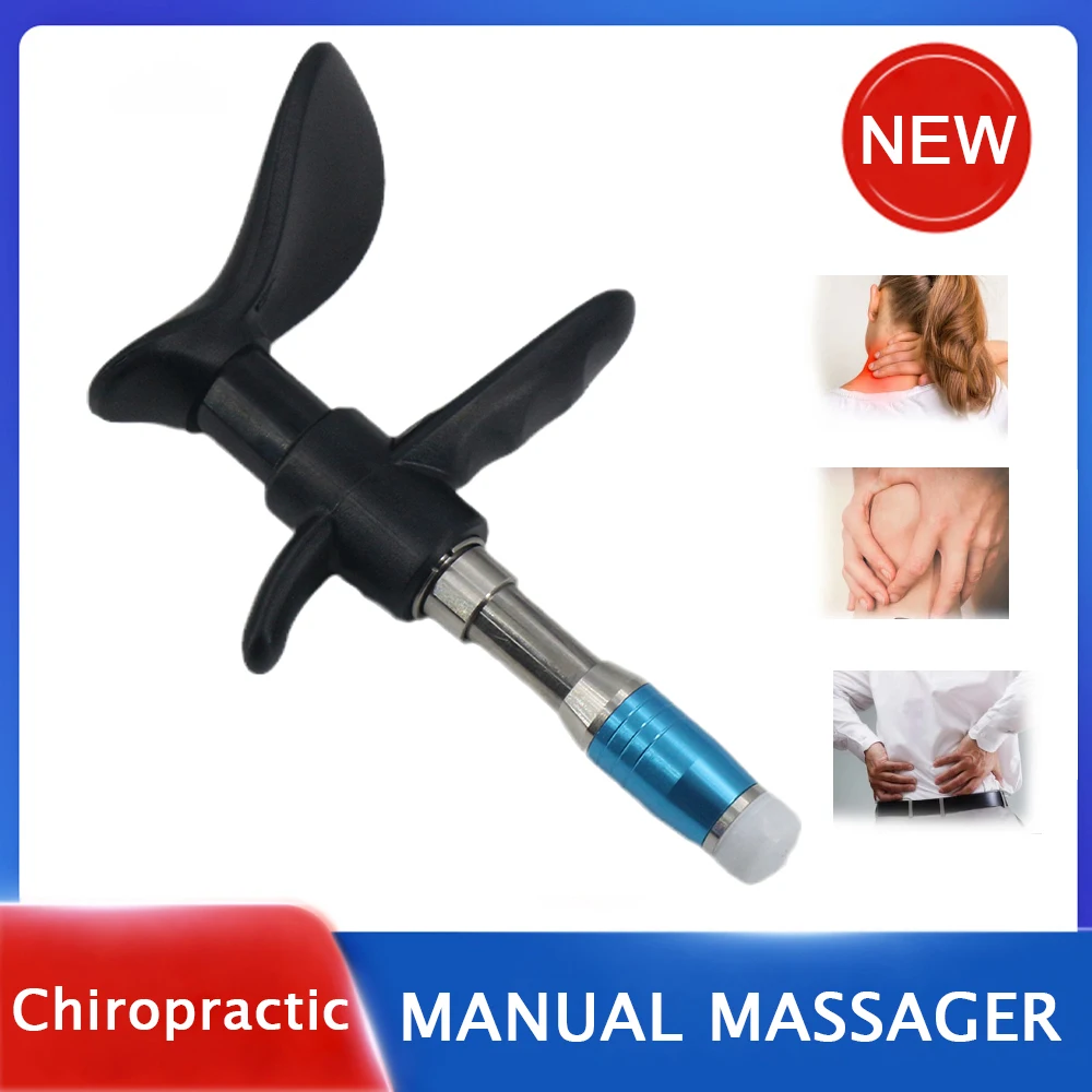 

Manual Chiropractic Adjusting Tool Correction Spine Massage Gun For Cervical And Joint Pain Home Use Health Care Body Massager