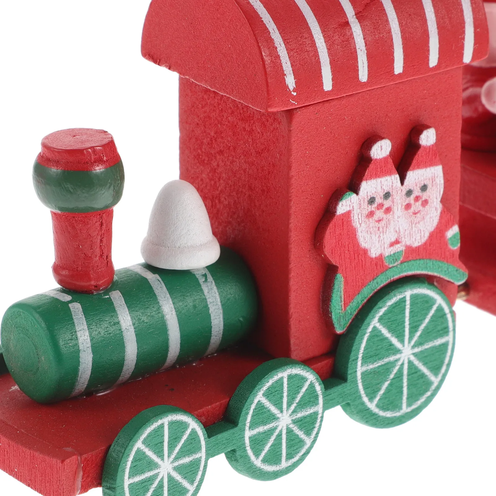 Christmas Wooden Train Ornament 21x5cm Long-Lasting Decoration for Tree Office Cafe Family Holiday Gifts Children