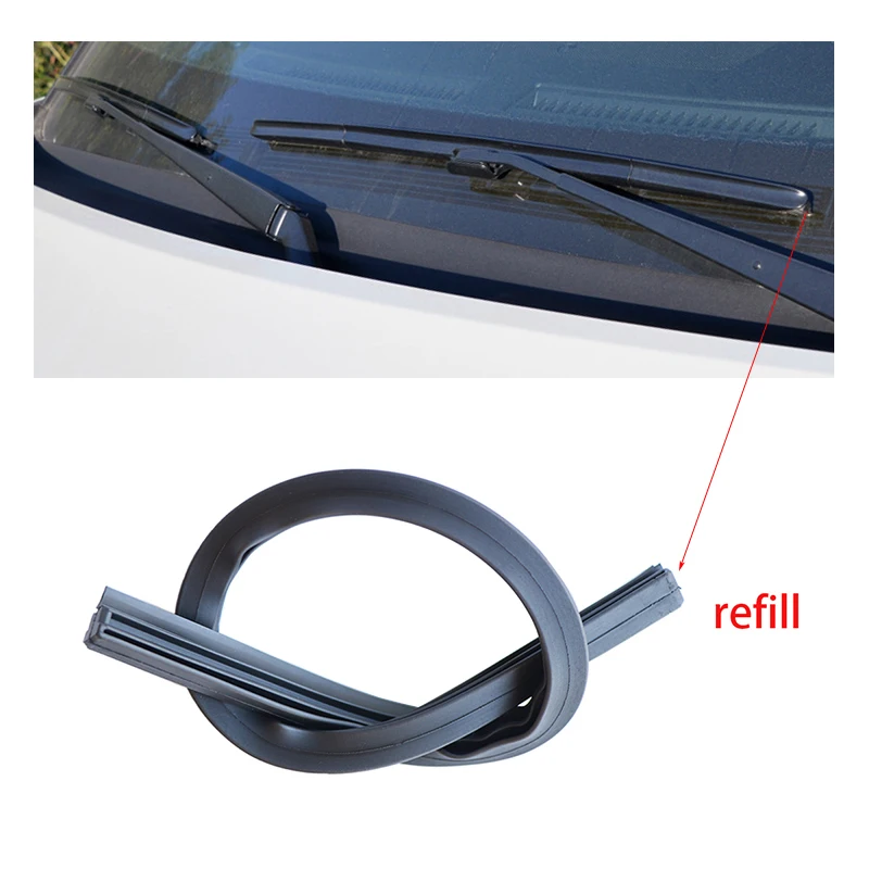 1x Car Wiper Refill Insert Rubber Strip For Nissan X Trail T31 T30 Navara Sunny Micra Wiper Blade Accessories