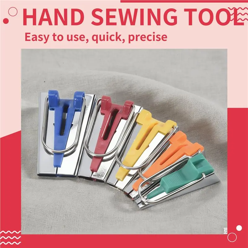 5Pcs Sewing Accessories Bias Tape Maker Set Patchwork Tools 6/9/12/18/25 Mm Bias Binding Tape Maker Limited Time Offer