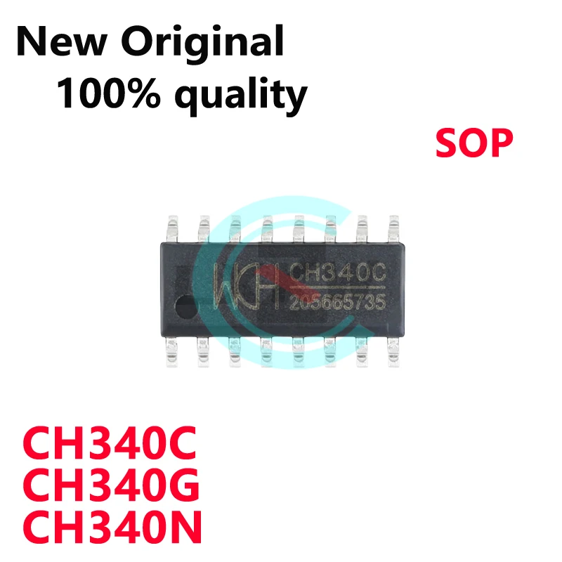 10/Piece New Original CH340C CH340G SOP16 CH340N SOP8 USB bus switching chip In Stock
