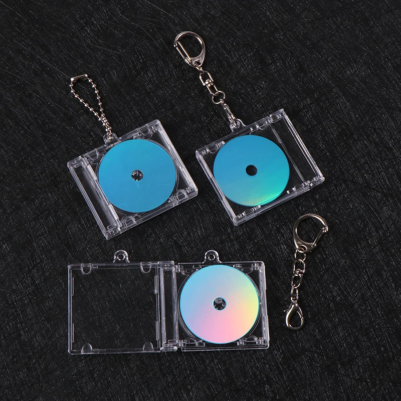 1PCS NFC Functional CD Disc For Music Lovers To Create Personalized Music Disc TS Key Chain Label Gifts