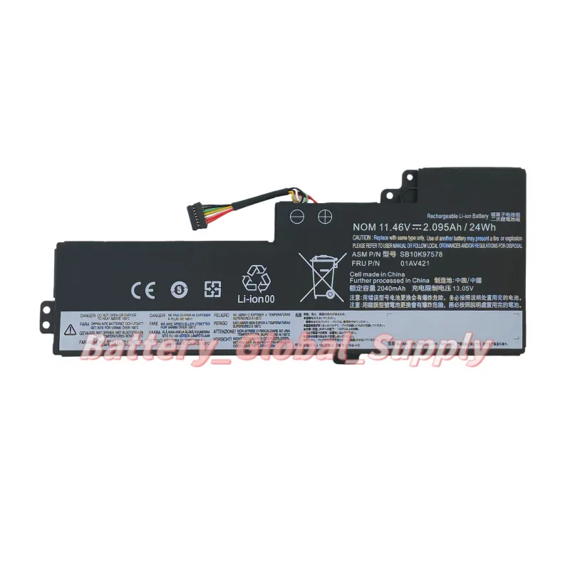 

Аккумулятор для 01AV420 T470 T480 A285A475 01AV489/419/421/420 11.4v 2105mah