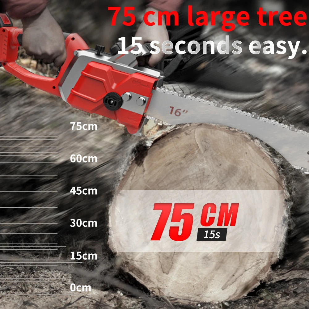 Original brand newNew Rechargeable Electric Saw Lithium High Power Household Electric Chain Saw Woodworker Outdoor Wireless Elec