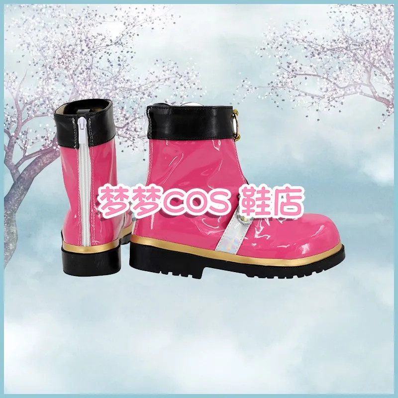 Saki Hanami Gakuen Idol Master Cosplay Shoes Boots Anime Game Halloween Party Accessories Custom Made