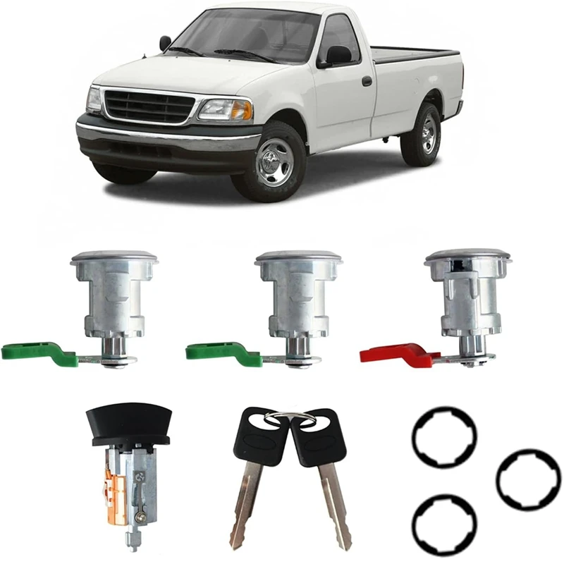 Ignition Switch Lock Cylinder Door Lock Cylinder For Ford Explorer Sport Trac/F150/F250/F350 LC6177 DL5885 322347 597638 Parts