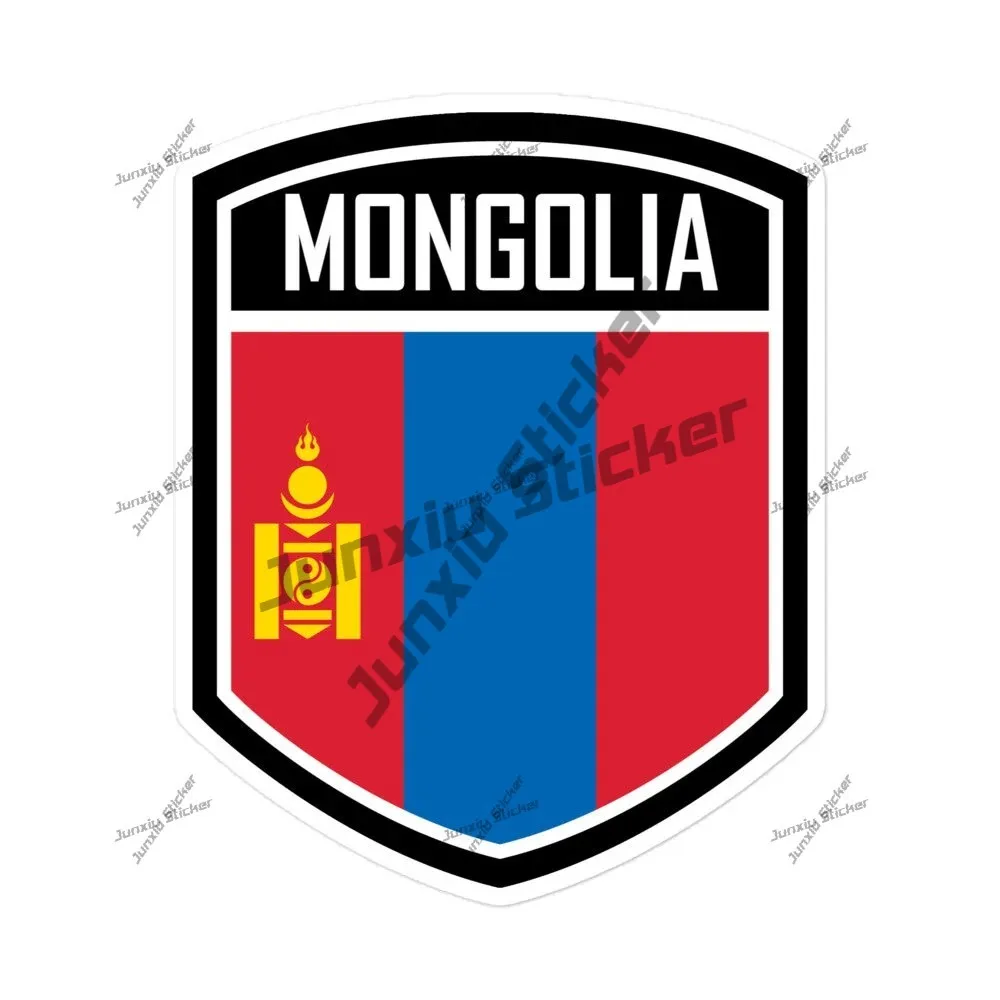 

Mongolia Flag Emblem Stickers Cartoon And Creative Vinyl Decals For Vehicle Waterproof Styling Reflective Sunscreen Cover Scratc