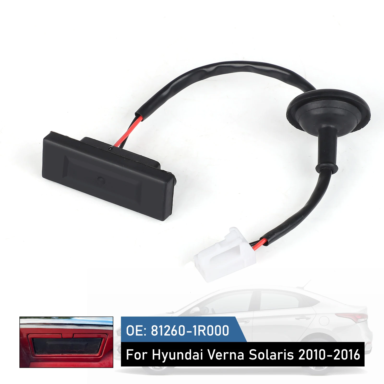 

Accent Release Button for Modern Cars Tailgate 81260-1R000 812601R000 Black Open Switch Tailgate Luggage Compartment Lock Switch