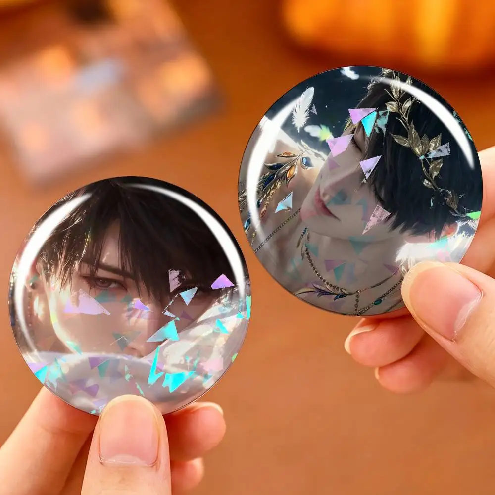 Xia Yizhou C-Caleb Game Love and Deepspace Badges Creative Tinplate Round Button PinsBrooch Badge Clothes Backpack Custom