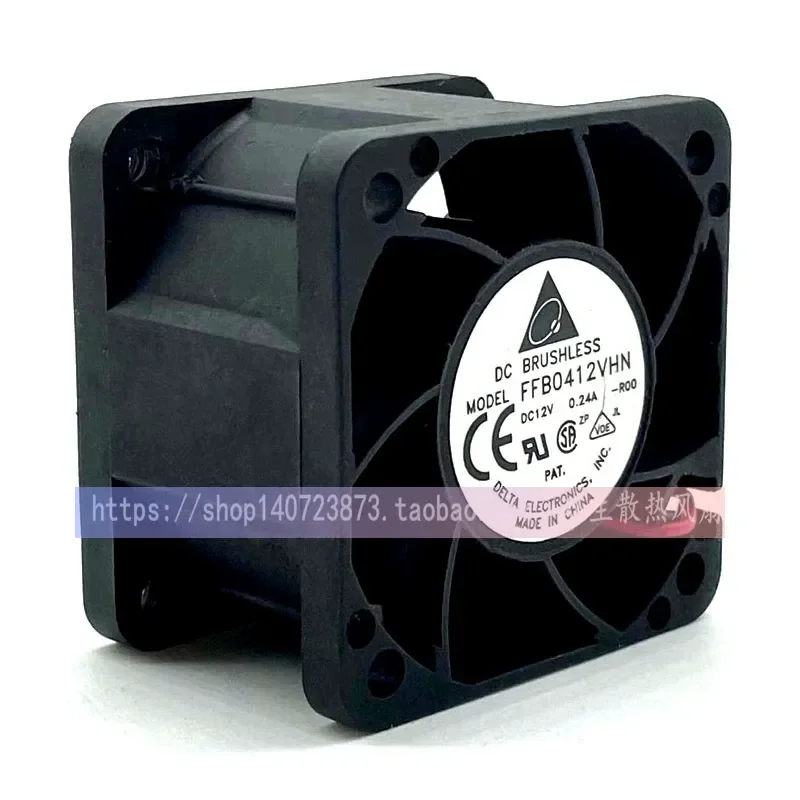 For Taiwan Delta DELTA Server Fan FFB0412VHN 4028 12V 0.24A High Speed Version