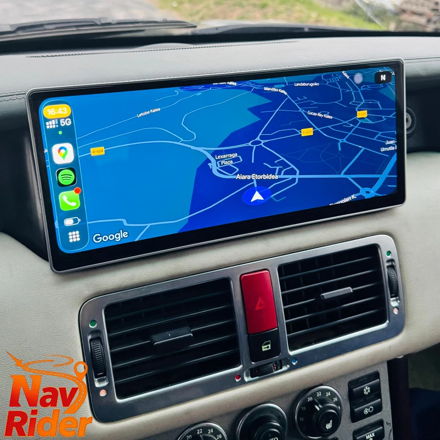 

Мультимедийный проигрыватель для автомобиля с GPS, CarPlay, автомагнитолой, 12.3-дюймовым Android-экраном и панелью управления климат-контролем для Land Rover Range Rover V8 L322 2005-2012