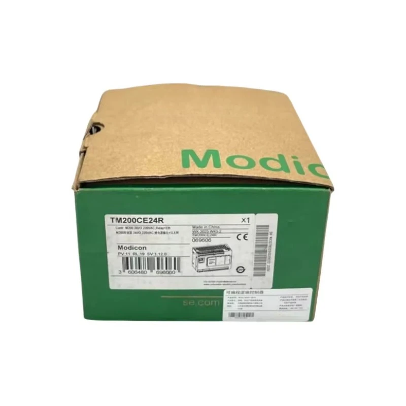 TM200CE24R PLC Controller 24 Point I/O 24V DC Relay Output Modicon M200 Industrial Automation Logic Controller CPU