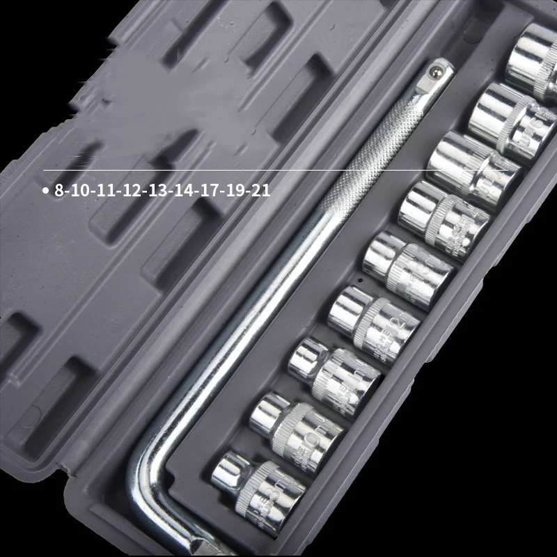 

Manual Disassembly Tool Socket Set L-Shaped Wrench Motorcycle Bicycle Repair Toolbox Kits Essential