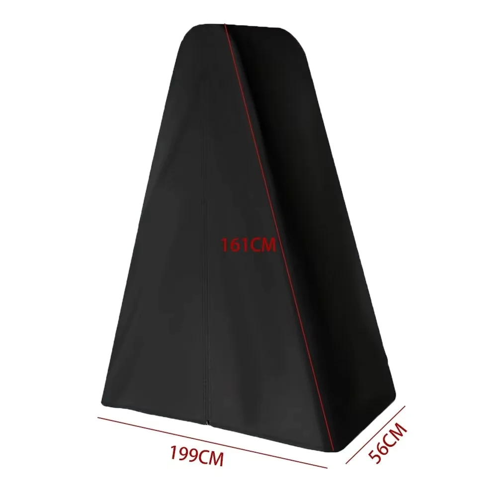 Copertura per scale da esterno nera resistente, protezione per la privacy con telaio ad A regolabile, scale per piscina in tessuto resistente ai raggi UV, adatta alla maggior parte delle scale