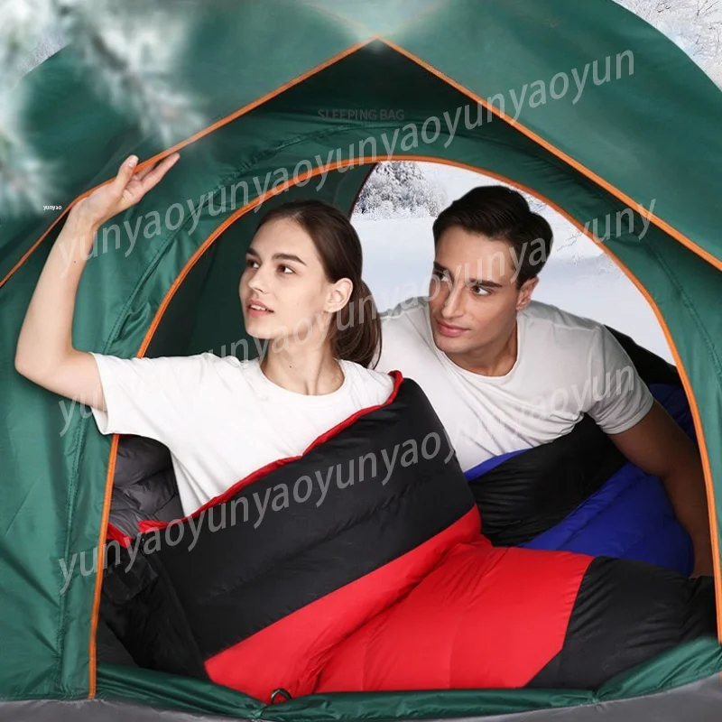 USB Heated Winter Camping Sleeping Bags Down Cotton Pads Ultralight Outdoor Camping Trip Mattress  Heating Mat