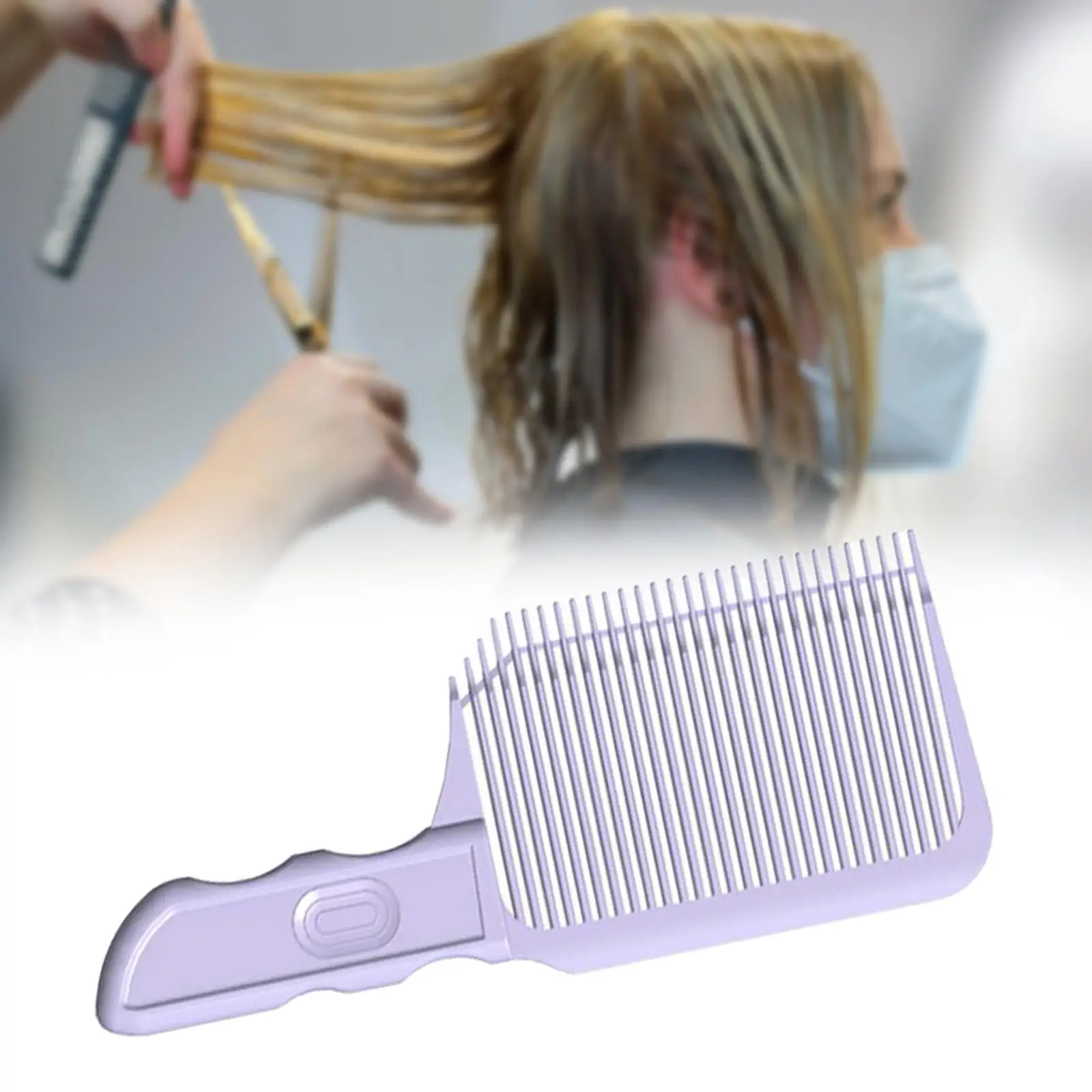 Curved Positioning Comb Heat Resistant Haircut Accessories Haircut Clip Comb for
