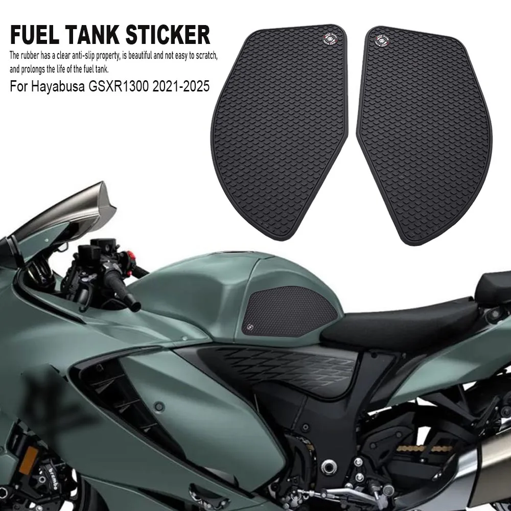 NEW Motorcycle For Hayabusa GSXR1300 2021-2025 Anti-Scratch Side Fuel Tank Pad Fuel Tank Knee Grip Pad Side Waterproof Stickers