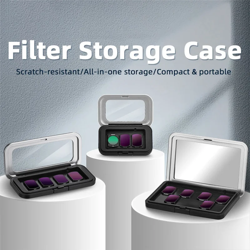 ABDE-المرشح المغناطيسي صندوق تخزين عدسة الكاميرا كيس مرشح تخزين العدسات ل DJI Osmo Pocket 3 ملحقات الكاميرا 10.8*1.2*5 سنتيمتر
