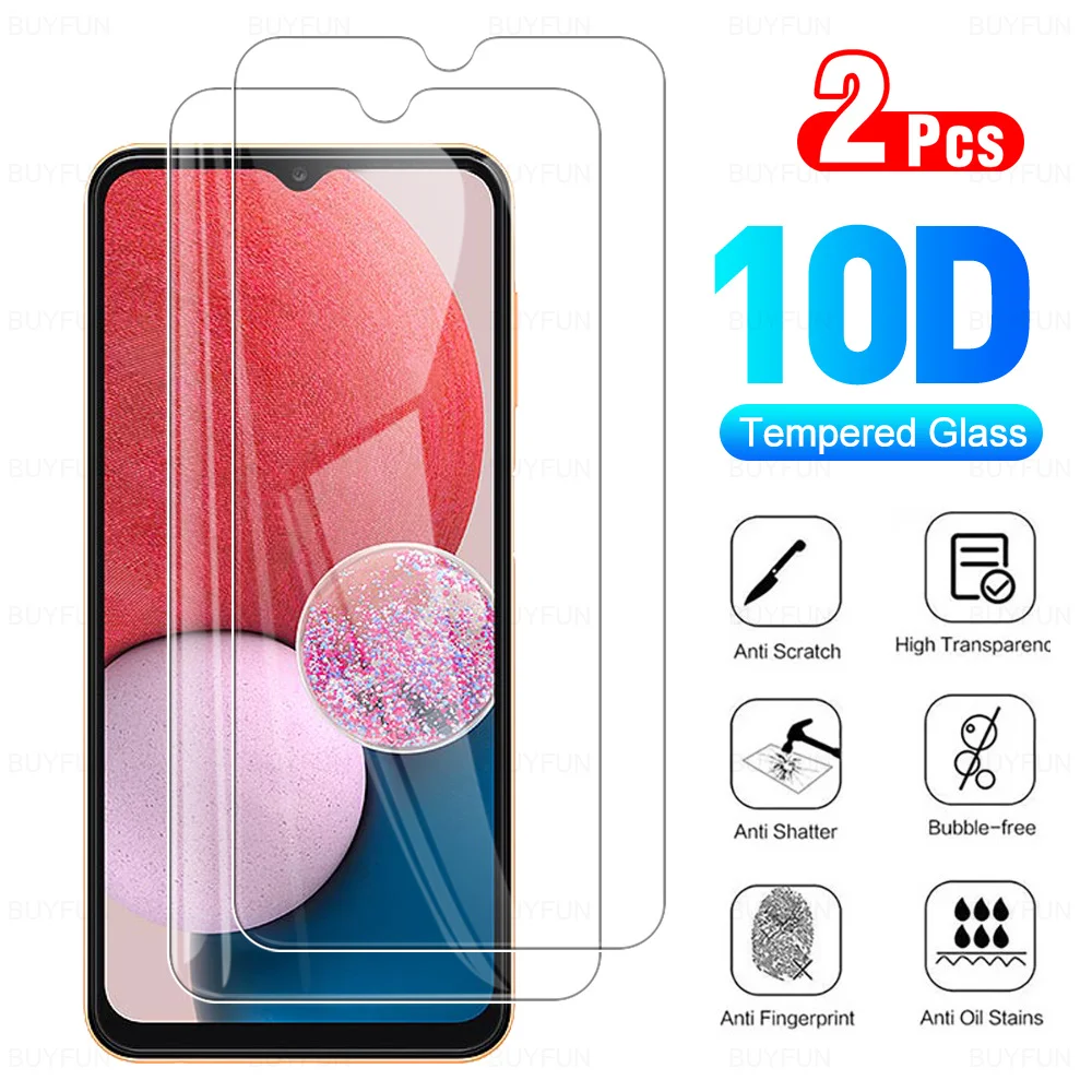 2PCS Tempered Glass Case For Samsung Galaxy A13 6.6