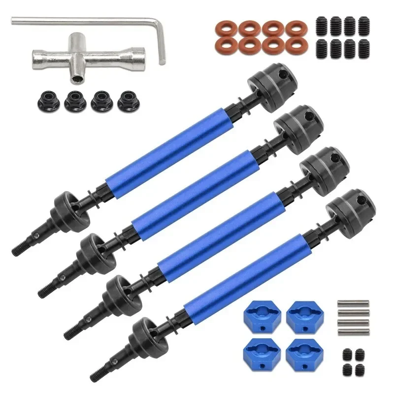 

For 1/10 3s BIG ROCK V3 CVD Kit Red/Blue/Black RC Model Car Parts 45# Hardened Steel Head Front&Rear Universal CVD