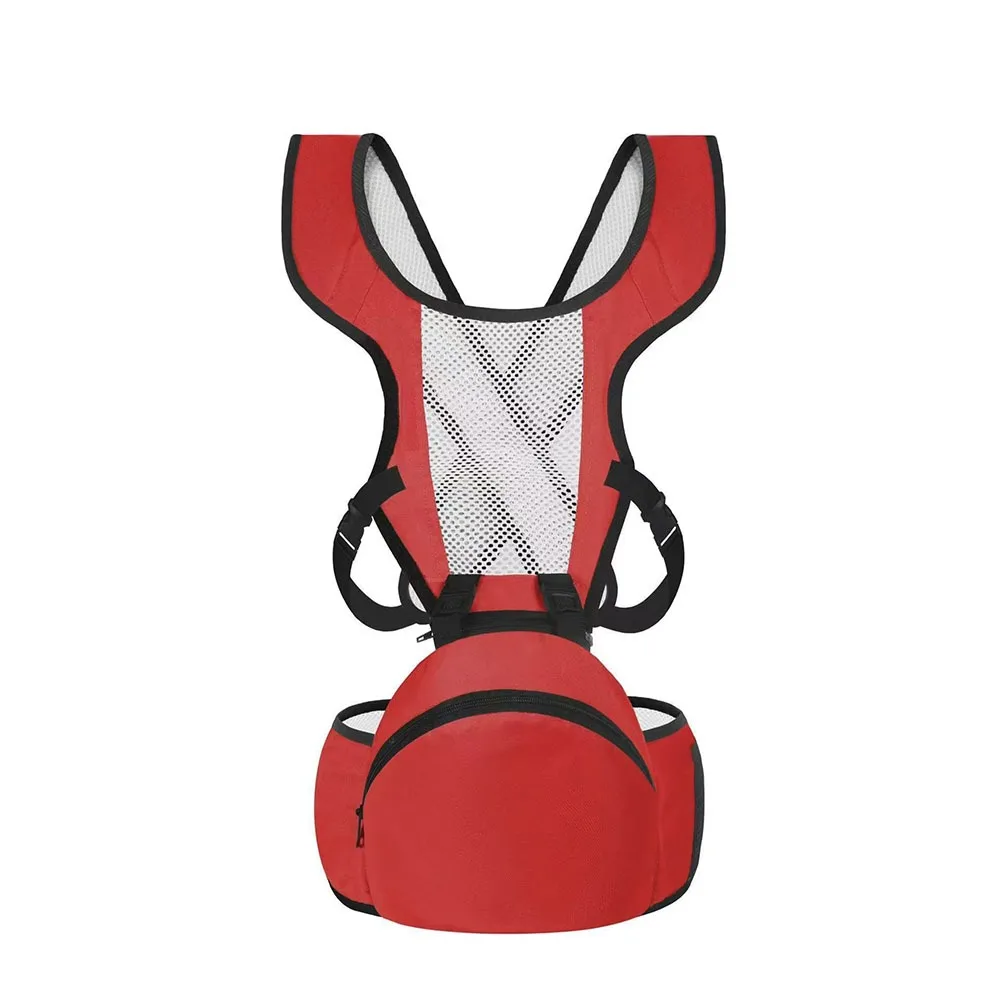 

Swaddle Wrap Baby Carrier Backpack Breathable Fabric Adjustable Straps Infant Baby Hipseat Comfortable Hands-Free