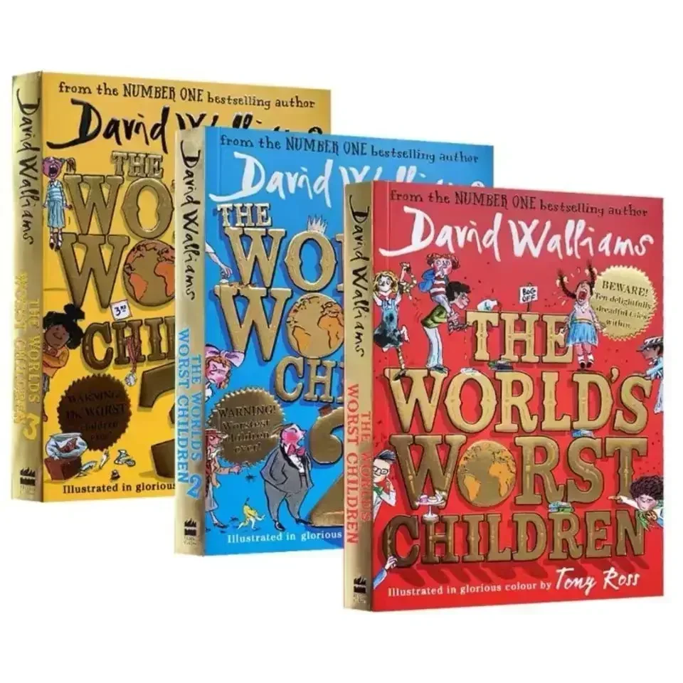 Books ofThe World's Worst Children David Williams Humorous Novels Primary School Extracurricular Reading Color Edition 3/6 Books
